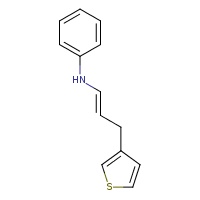 N-[(1E)-3-(thiophen-3-yl)prop-1-en-1-yl]aniline