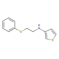 N-[2-(phenylsulfanyl)ethyl]thiophen-3-amine