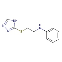 N-[2-(4H-1,2,4-triazol-3-ylsulfanyl)ethyl]aniline