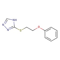 3-[(2-phenoxyethyl)sulfanyl]-4H-1,2,4-triazole