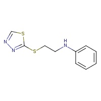 N-[2-(1,3,4-thiadiazol-2-ylsulfanyl)ethyl]aniline