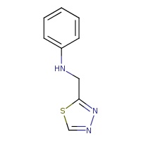 N-(1,3,4-thiadiazol-2-ylmethyl)aniline