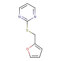 2-[(furan-2-ylmethyl)sulfanyl]pyrimidine