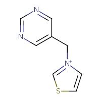 3-(pyrimidin-5-ylmethyl)-1,3-thiazol-3-ium