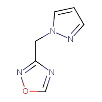 3-(1H-pyrazol-1-ylmethyl)-1,2,4-oxadiazole