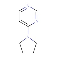 4-(pyrrolidin-1-yl)pyrimidine