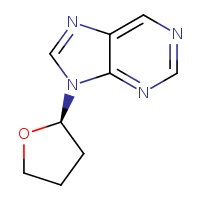 9-[(2R)-oxolan-2-yl]-9H-purine