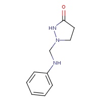 1-[(phenylamino)methyl]pyrazolidin-3-one