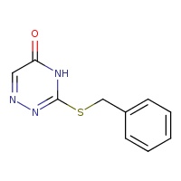 3-(benzylsulfanyl)-4,5-dihydro-1,2,4-triazin-5-one