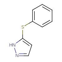 5-(phenylsulfanyl)-1H-pyrazole
