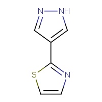 2-(1H-pyrazol-4-yl)-1,3-thiazole